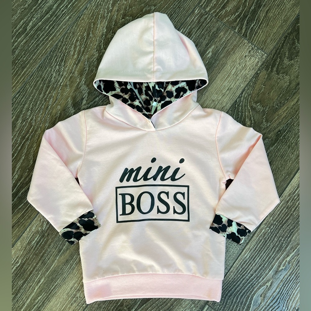 Mini Boss Hoodie NWOT